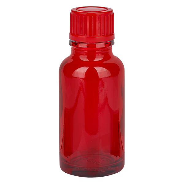 20ml lahvička 11mm šroubovací uzávěr červená Standard RedLine UT18/20 20ml lahvička 11mm šroubovací uzávěr červená Standard RedLine UT18/20