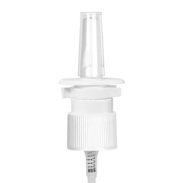Rozprašovač na nos bílý včetně uzávěru 18 mm Rozprašovač na nos bílý včetně uzávěru 18 mm