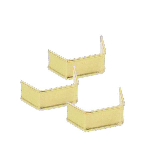 Zlaté páskové uzávěry U-clip (balení 100 kusů) 33 mm Zlaté páskové uzávěry U-clip (balení 100 kusů) 33 mm