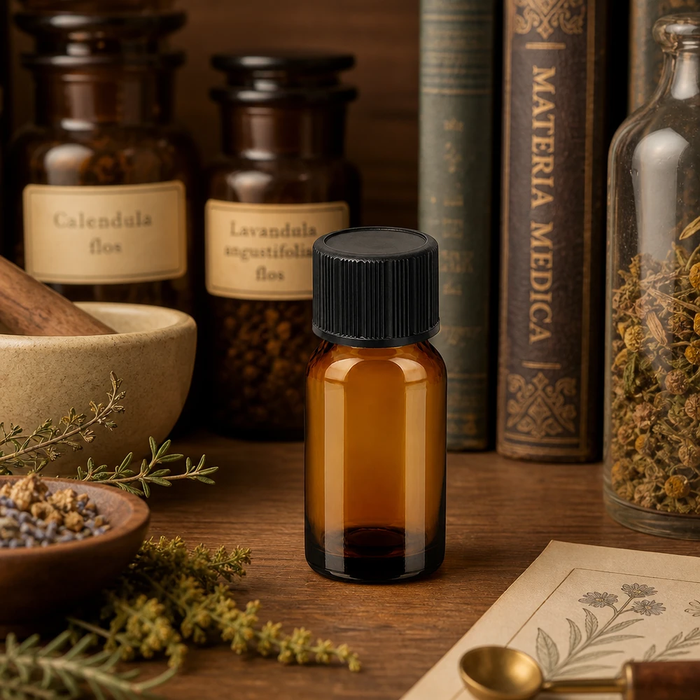 10ml BrownLine Tropfflasche mit Standardgewinde für sichere Aufbewahrung von Naturextrakten
