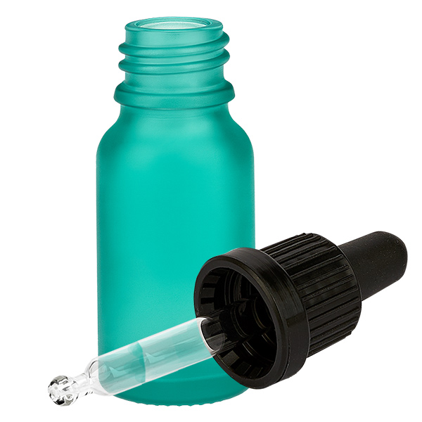 10ml pipetovací láhev černá s tamper-evidentním uzávěrem GreenLine UT18/10