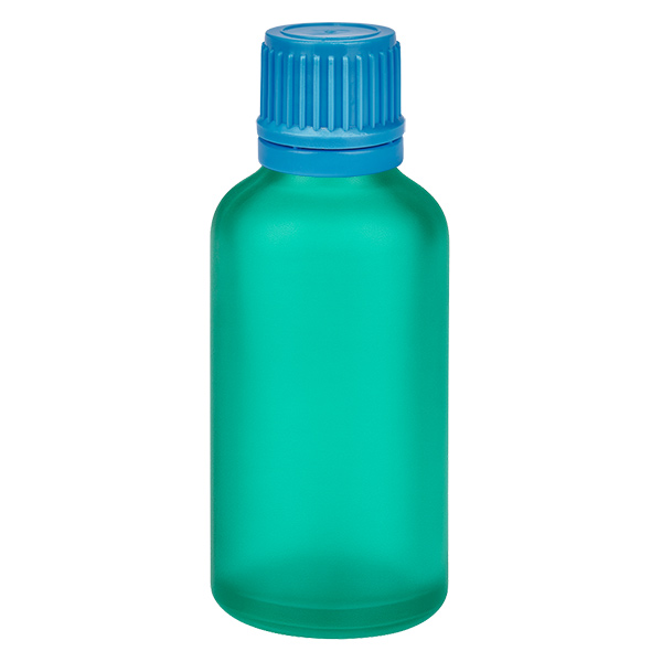 50ml láhev 11mm šroubovací uzávěr modrý tamper evidentní uzávěr GreenLine UT18/50 50ml láhev 11mm šroubovací uzávěr modrý tamper evidentní uzávěr GreenLine UT18/50