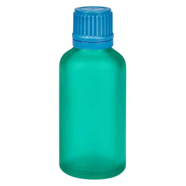 50ml láhev 11mm šroubovací uzávěr modrý tamper evidentní uzávěr GreenLine UT18/50