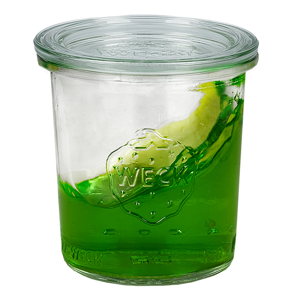 Sada 36 sklenic Weck o objemu 140 ml s 36 skleněnými víčky. Sada 36 sklenic Weck o objemu 140 ml s 36 skleněnými víčky.