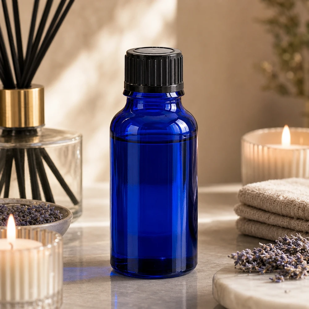 BlueLine Flasche 20ml in therapeutischer Qualität für Apotheken und Naturheilpraxis geeignet