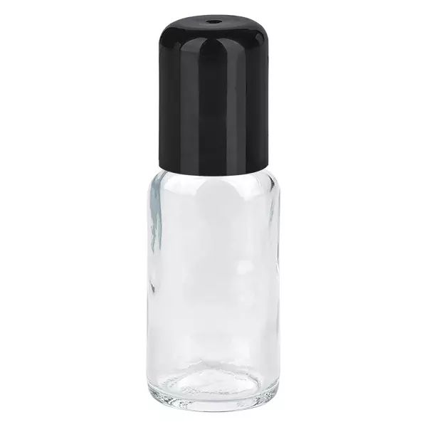 20ml roll-on lahvička černá standardní uzávěr ClearLine UT18/20