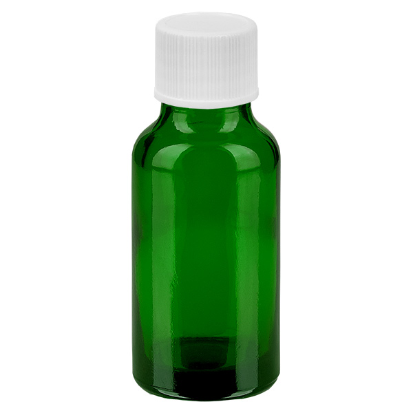 20ml láhev s 11mm šroubovacím uzávěrem bílá Standard GreenLine UT18/20 20ml láhev s 11mm šroubovacím uzávěrem bílá Standard GreenLine UT18/20
