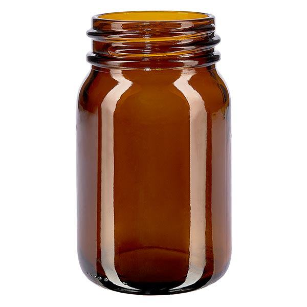 200ml láhev se širokým hrdlem z jantarového skla 200ml láhev se širokým hrdlem z jantarového skla