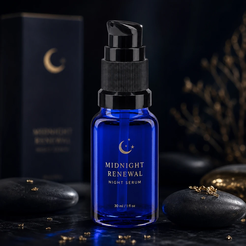 Lékárenská lahvička modrá 10ml s pumpičkovým uzávěrem černá standardní Kompakte blaue Dispenserflasche 10ml ApoGlas mit schwarzem Pumpkopf für Reise und Alltag
