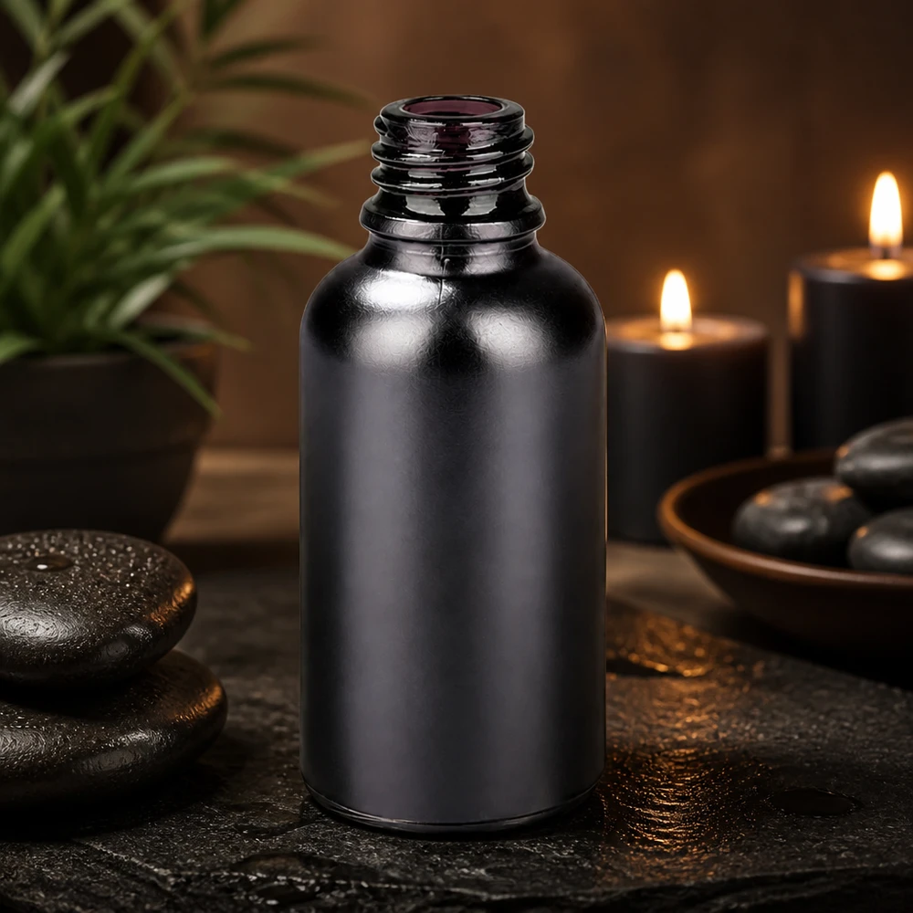 30ml dávkovací láhev BlackLine UT18/30 UNiTWIST 30ml Apothekerflasche BlackLine mit glänzender Oberfläche und zuverlässigem UT18/30 UNiTWIST System