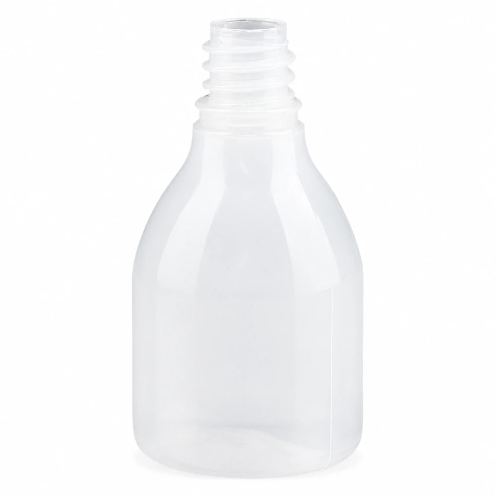30ml laboratorní láhev s úzkým hrdlem bez uzávěru 30 ml laboratorní lahvička s úzkým hrdlem, průhledná, bez uzávěru, z plastu