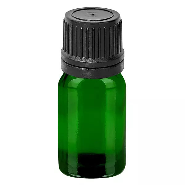5ml lahvička s kapátkem 1mm černá s tamper-evidentním uzávěrem GreenLine UT18/5