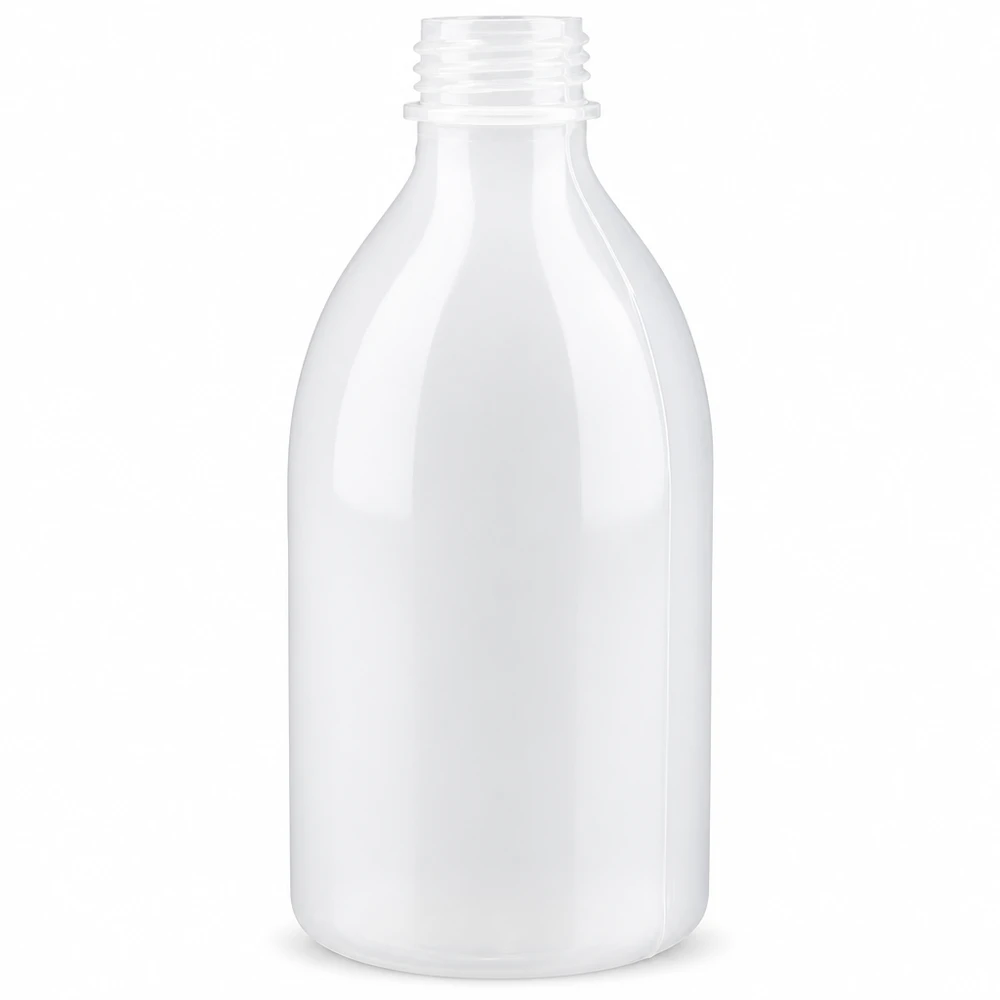 250ml laboratorní láhev s úzkým hrdlem bez uzávěru 250 ml laboratorní láhev s úzkým hrdlem z bílého plastu bez uzávěru pro profesionální laboratorní použití