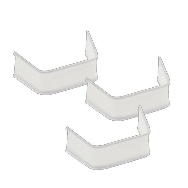 Páskový uzávěr U-clip bílý (balení 100 ks) 40 mm Páskový uzávěr U-clip bílý (balení 100 ks) 40 mm
