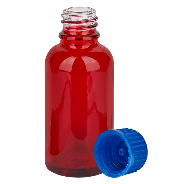 30ml láhev 11mm šroubovací uzávěr modrá Standard RedLine UT18/30 30ml láhev 11mm šroubovací uzávěr modrá Standard RedLine UT18/30