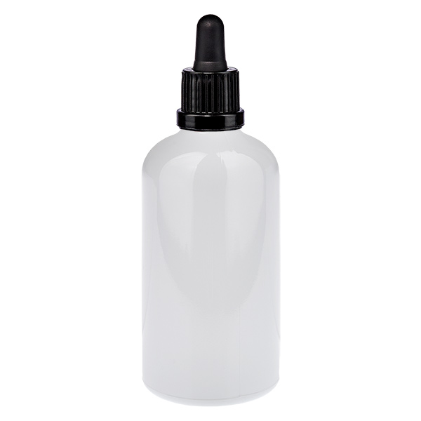 100 ml lahvička s kapátkem, černá, bezpečnostní uzávěr WhiteLine UT18/100 100 ml lahvička s kapátkem, černá, bezpečnostní uzávěr WhiteLine UT18/100
