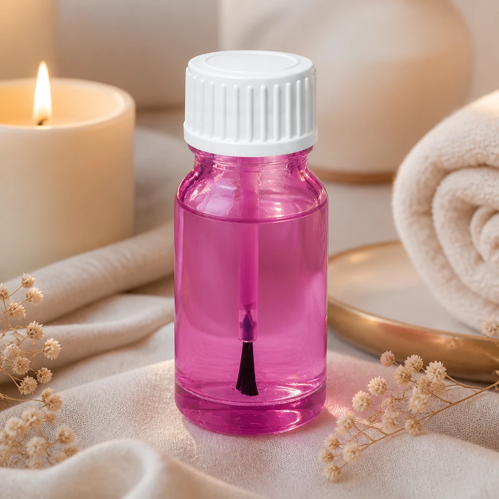 10ml Pinselflasche weiss STD PurpleLine UT18/10 mit auslaufsicherem Verschluss für sichere Lagerung