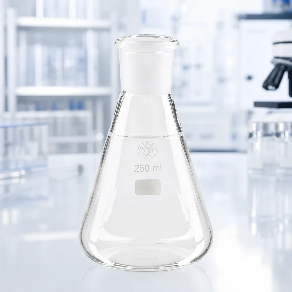 Erlenmeyerova baňka 250ml se standardním broušeným spojem (29/32)