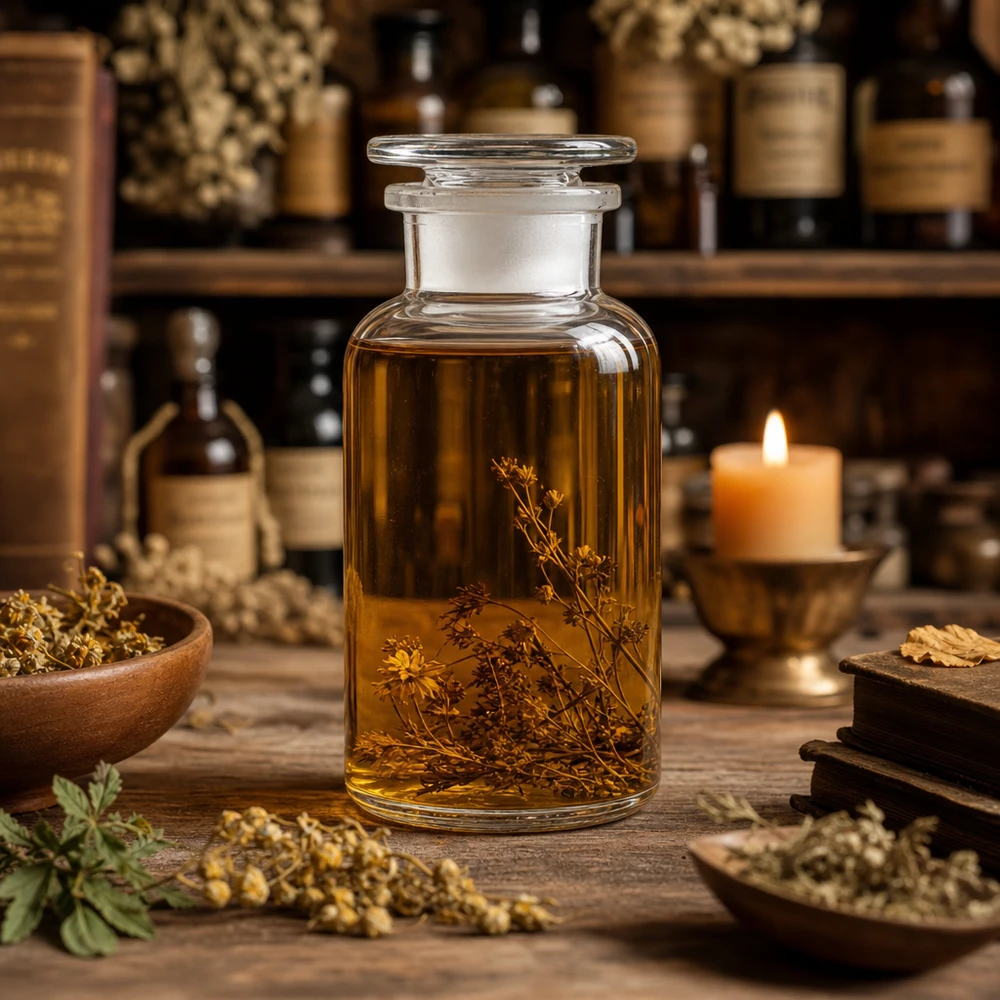 Láhev s kulatým ramenem 500ml čirá skleněná zátka se širokým hrdlem Historische Apothekerflasche 500ml Rundschulter klar Glasstopfen Weithals für Kräuterpräparate