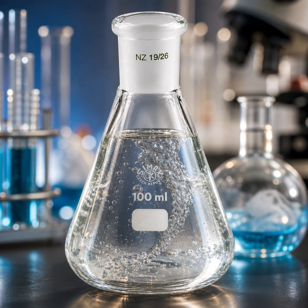 Erlenmeyerova baňka 100 ml se standardním broušeným spojem (19/26)