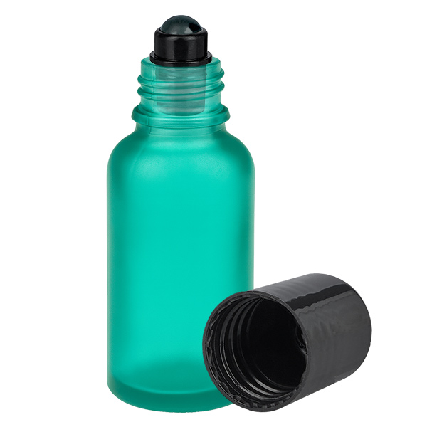 30ml roll-on lahvička černá Standardní uzávěr GreenLine UT18/30