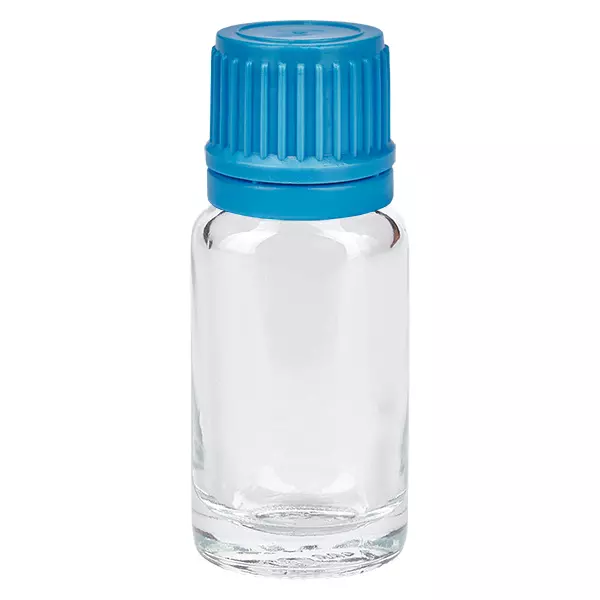 10ml láhev 11mm šroubovací uzávěr modrý uzávěr ClearLine UT18/10. 10ml láhev 11mm šroubovací uzávěr modrý uzávěr ClearLine UT18/10.