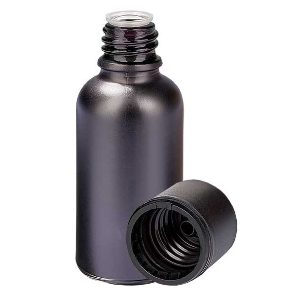 30ml láhev 3mm šroubovací uzávěr s pojistkou proti manipulaci BlackLine UT18/30 30ml láhev 3mm šroubovací uzávěr s pojistkou proti manipulaci BlackLine UT18/30