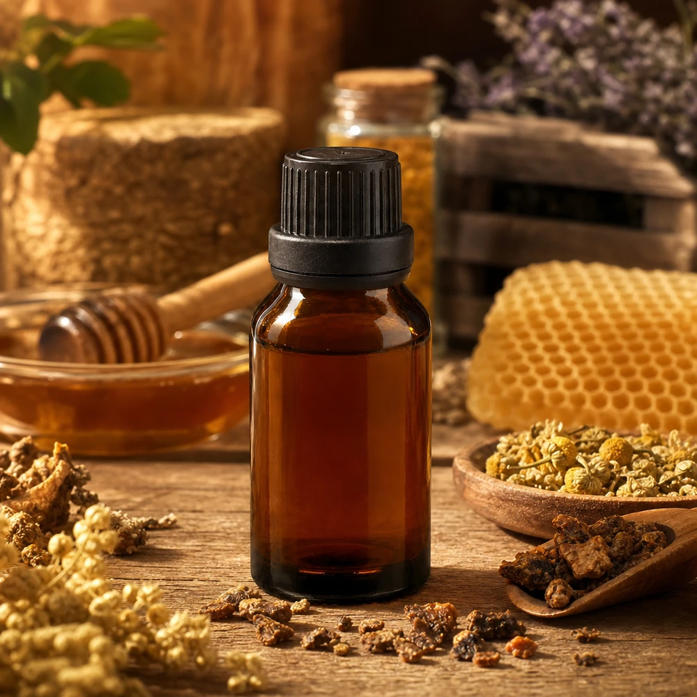 30ml UV-Schutz Braunglasflasche mit Schraubverschluss für Kräuterextrakte und Naturheilkunde