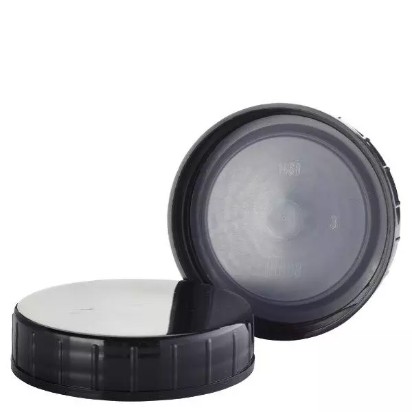 Šroubovací uzávěr černý z polypropylenu N 68mm (DIN 68) Šroubovací uzávěr černý z polypropylenu N 68mm (DIN 68)