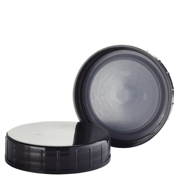 Šroubovací uzávěr černý z polypropylenu N 68mm (DIN 68) Šroubovací uzávěr černý z polypropylenu N 68mm (DIN 68)