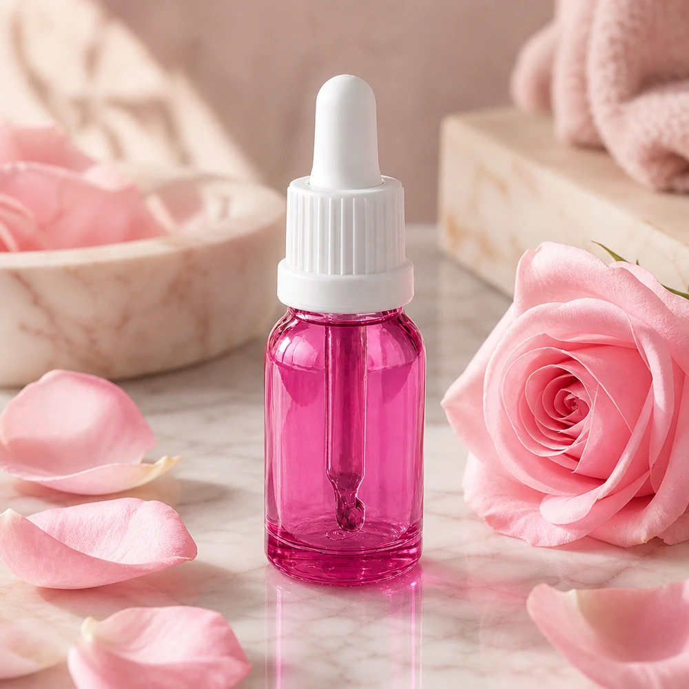 Violette 10ml Flasche mit Tropfer für DIY Kosmetik OV PurpleLine UT18/10
