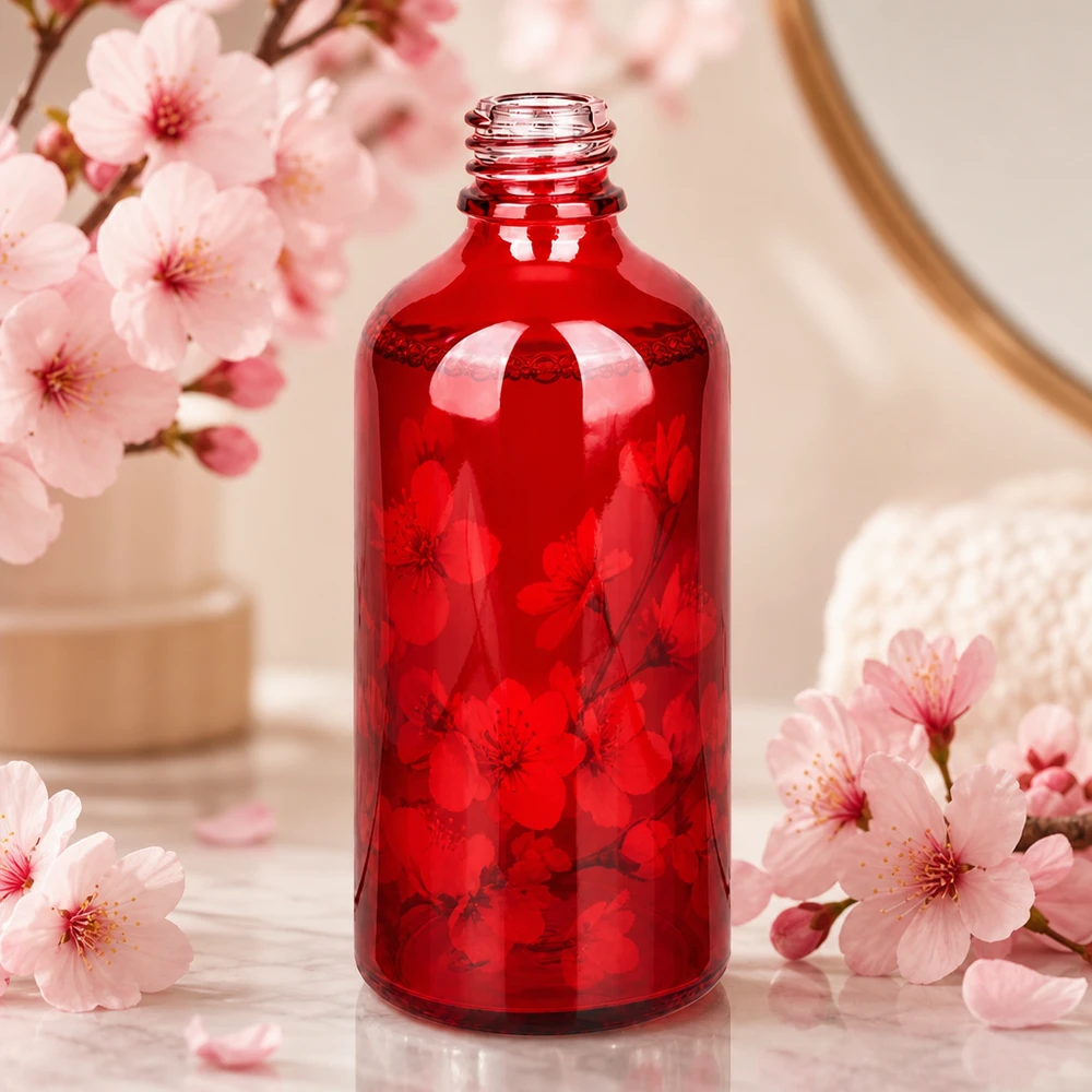 100ml lékárenská láhev RedLine UT18/100 UNiTWIST Apothekenflasche RedLine 100ml mit lichtschützenden Eigenschaften für empfindliche Inhaltsstoffe