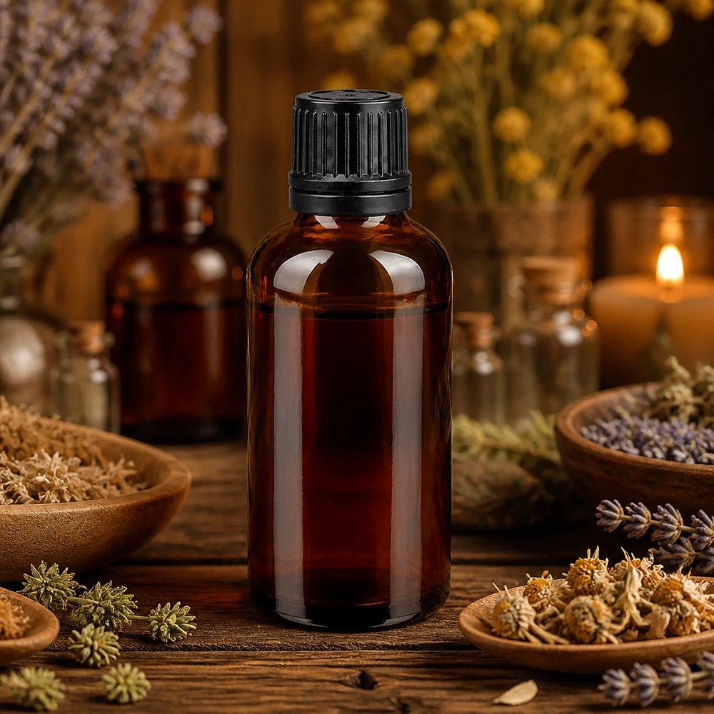 50ml láhev 11mm šroubovací uzávěr černý uzávěr s ochranou proti manipulaci BrownLine UT18/50 50ml Violettglas-Flasche mit schwarzem Schraubverschluss zum sicheren Transport von Wirkstoffen
