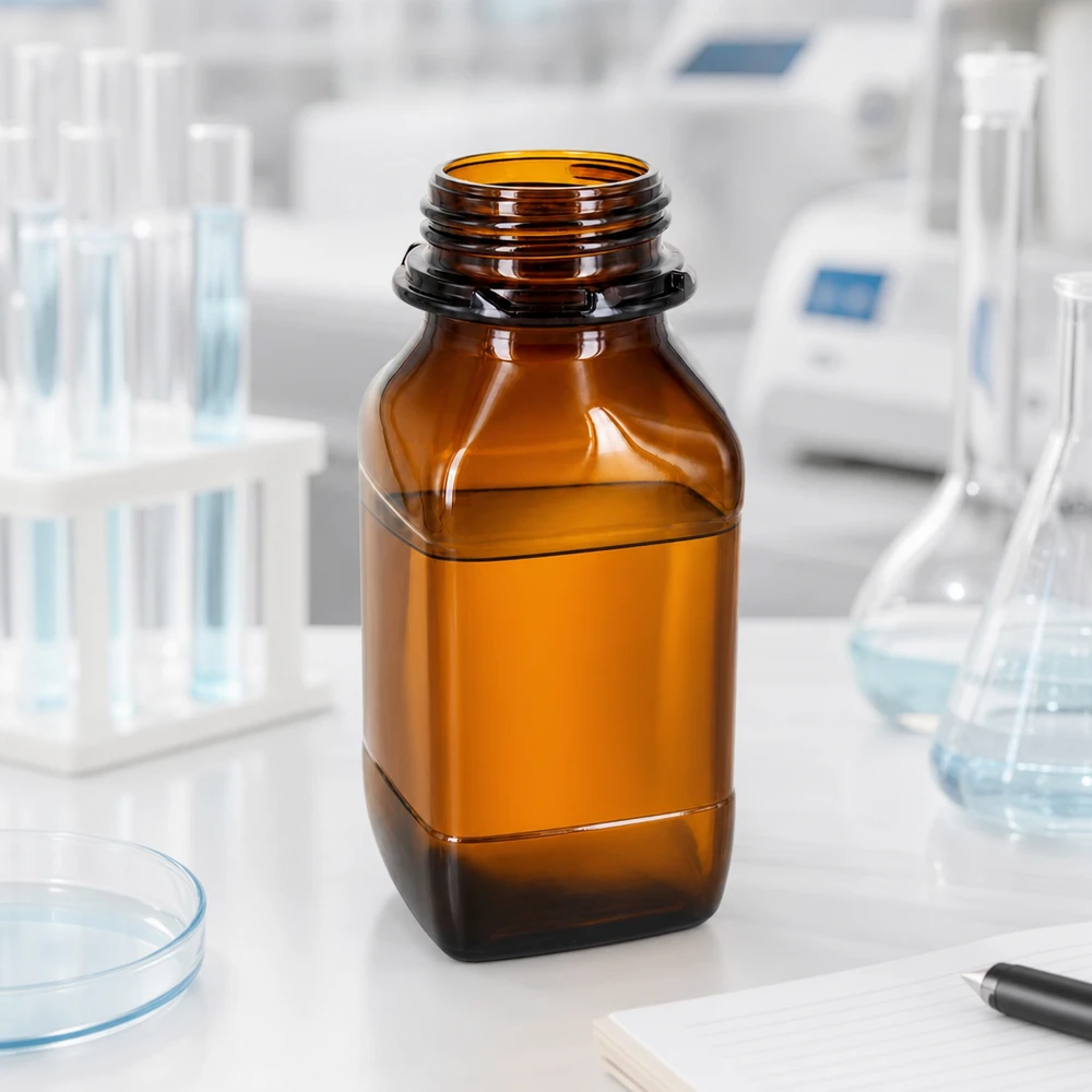 Láhev na chemikálie o objemu 500 ml Professionelle 500ml Chemikalienflasche mit Weithalsboden für industrielle Anwendungen