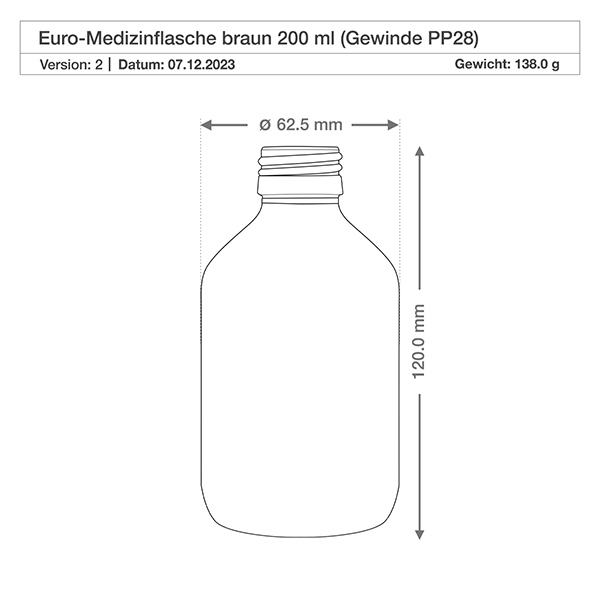 200ml lahvička na léky hnědá, rozprašovač s pumpičkou černý ApoGlas 200ml lahvička na léky hnědá, rozprašovač s pumpičkou černý ApoGlas