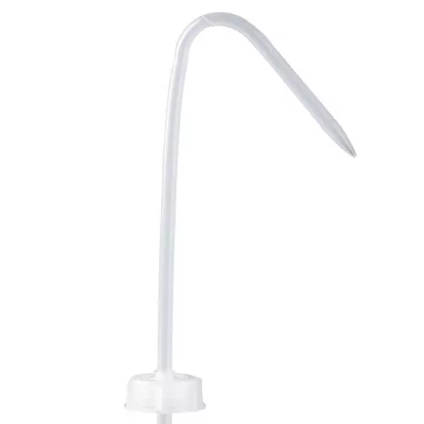 Uzávěr stříkačky pro laboratorní lahve s úzkým hrdlem 250 a 500 ml