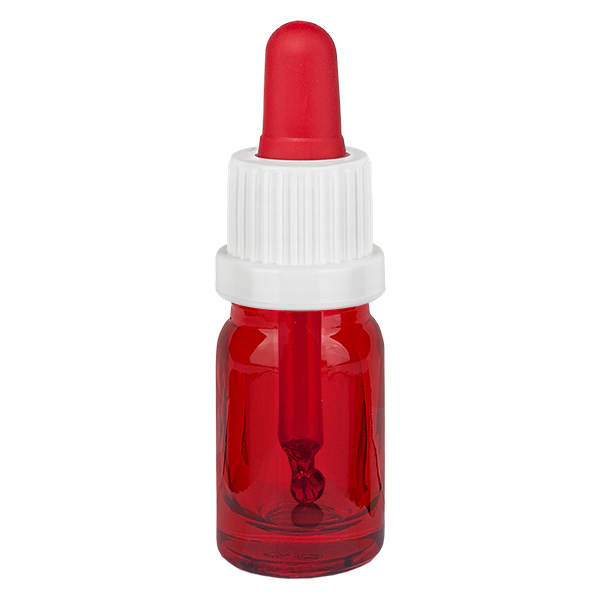 5ml pipetovací láhev bílá/červený uzávěr s ochranou proti manipulaci RedLine UT18/5 5ml pipetovací láhev bílá/červený uzávěr s ochranou proti manipulaci RedLine UT18/5