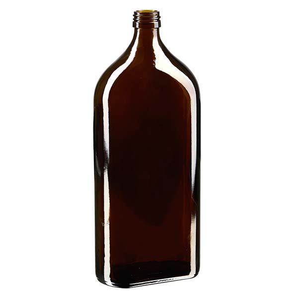 1000 ml láhev Meplat hnědá PP28 1000 ml láhev Meplat hnědá PP28