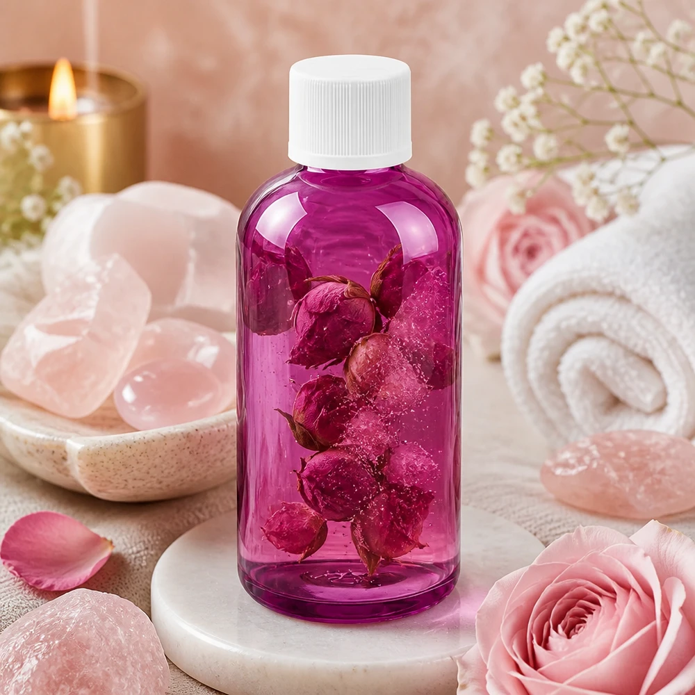 100ml láhev PurpleLine se šroubovacím uzávěrem o průměru 11 mm bílá standardní odolná proti otevření dětmi. UT18/100 Violette Plastikflasche 100ml mit Standard-Schraubgewinde perfekt für Nachfüllungen und Portionierung