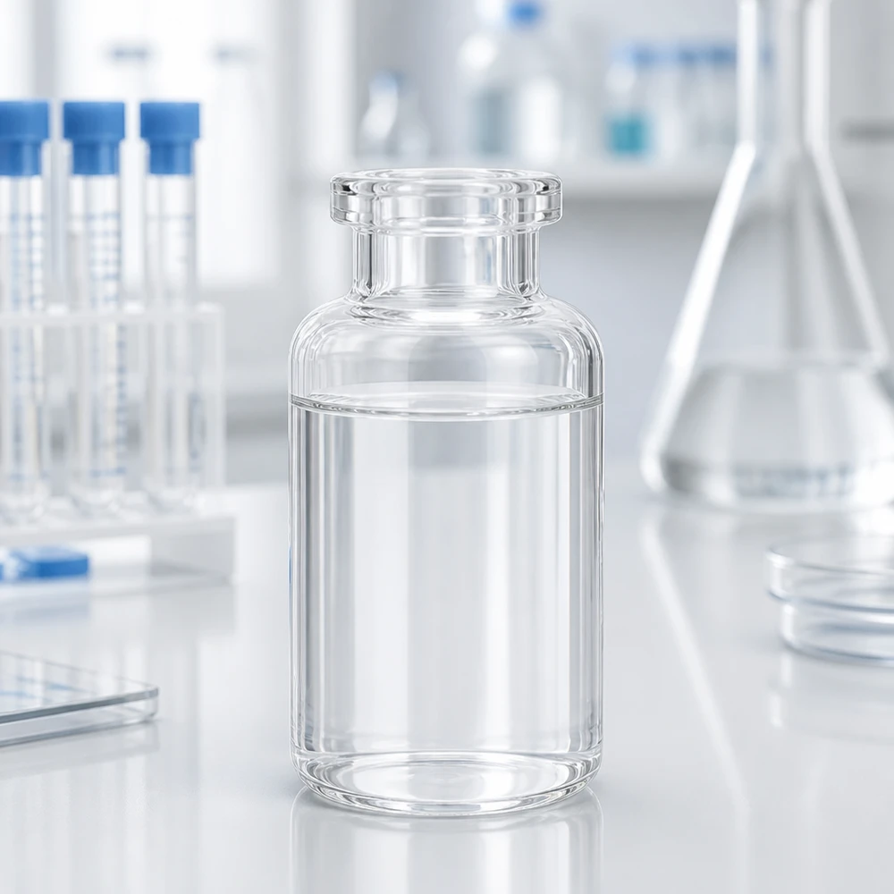 Sterile Injektionsflasche aus Klarglas 30ml Füllvolumen für Medikamente und Wirkstoffe