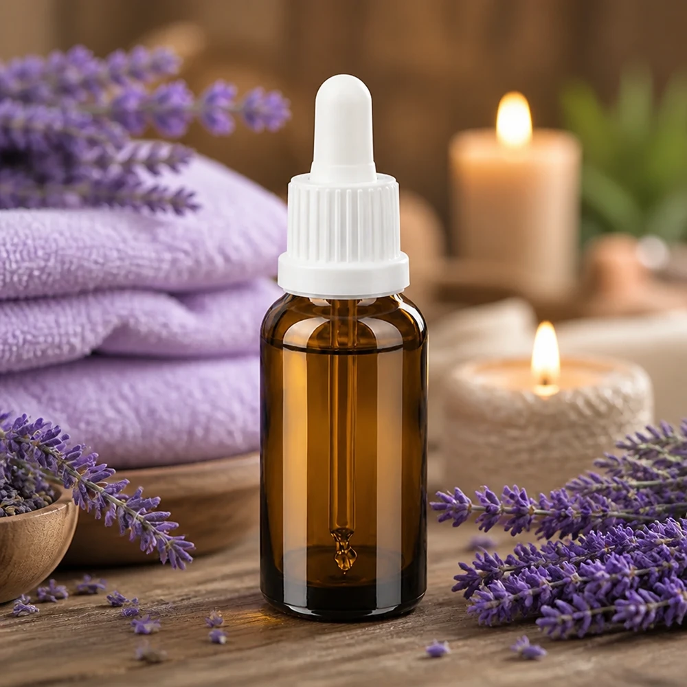 20ml pipetovací láhev bílá s uzávěrem s ochranou proti manipulaci BrownLine UT18/20 Sterile 20ml Glasflasche braun mit weißem Tropfverschluss - hygienische Aufbewahrung für Tinkturen