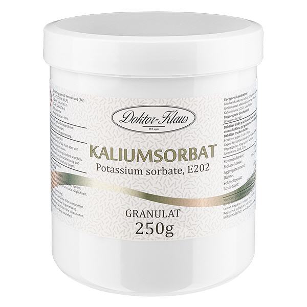 Sorban draselný (sorban draselný) 250g Doktor-Klaus Sorban draselný (sorban draselný) 250g Doktor-Klaus