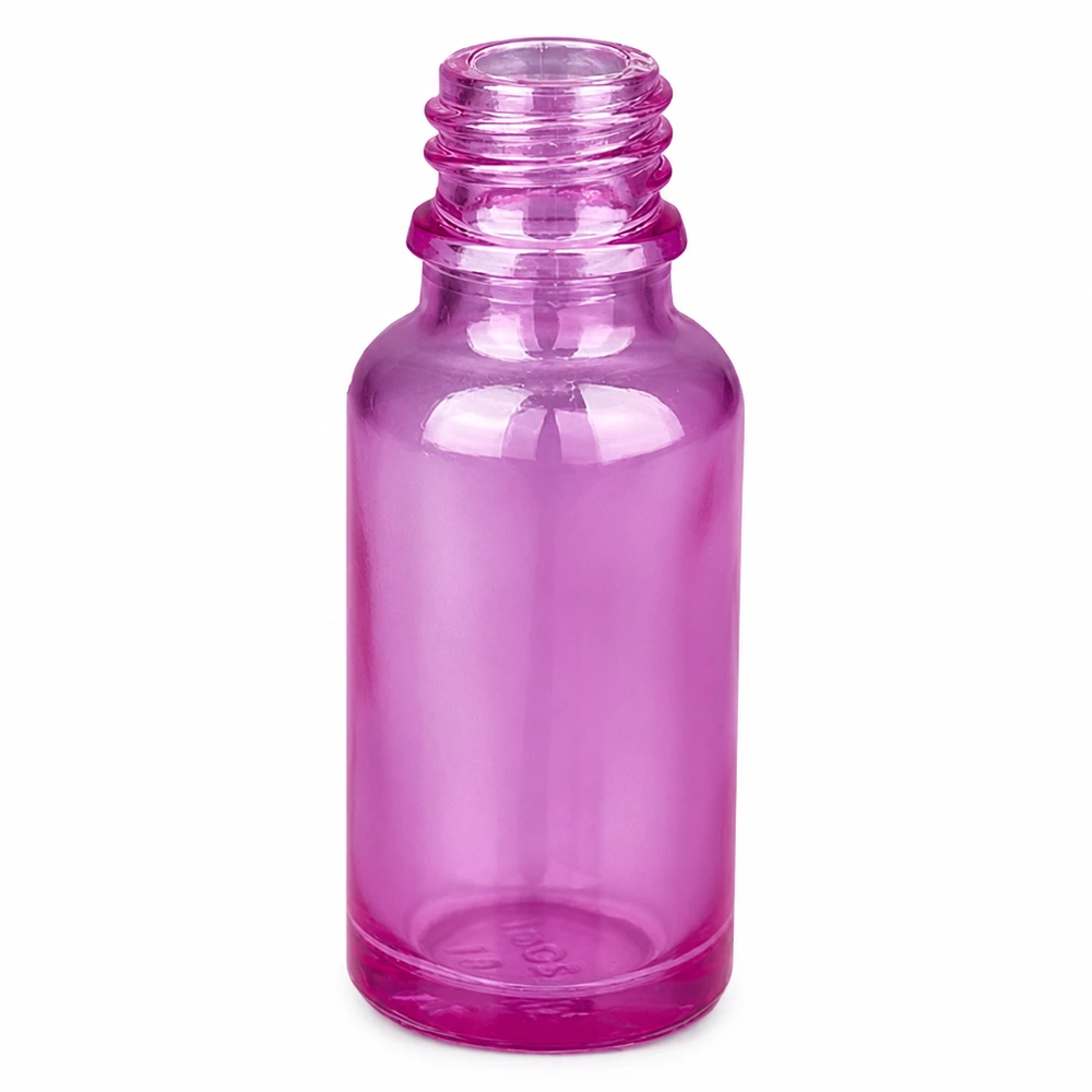 Violette 20ml Pumpflasche aus transparentem Material für Gesichtswasser und Toner