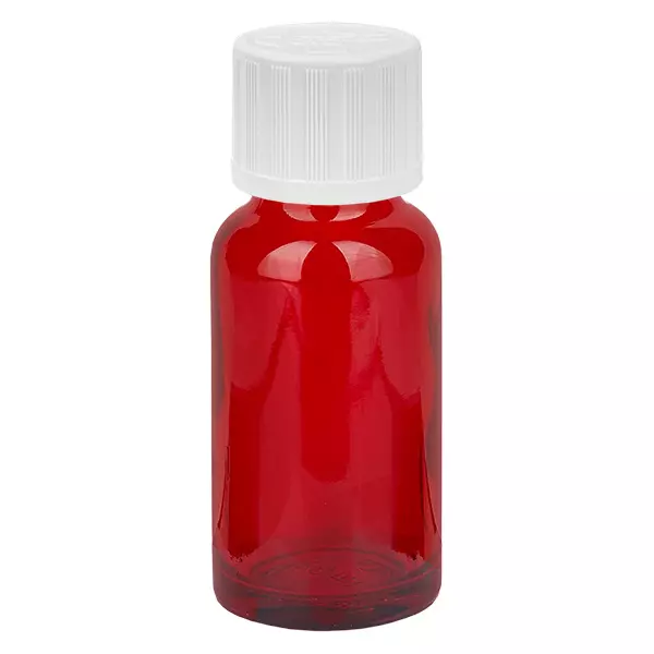 20ml láhev 11mm šroubovací uzávěr bílý standardní dětská pojistka RedLine UT18/20