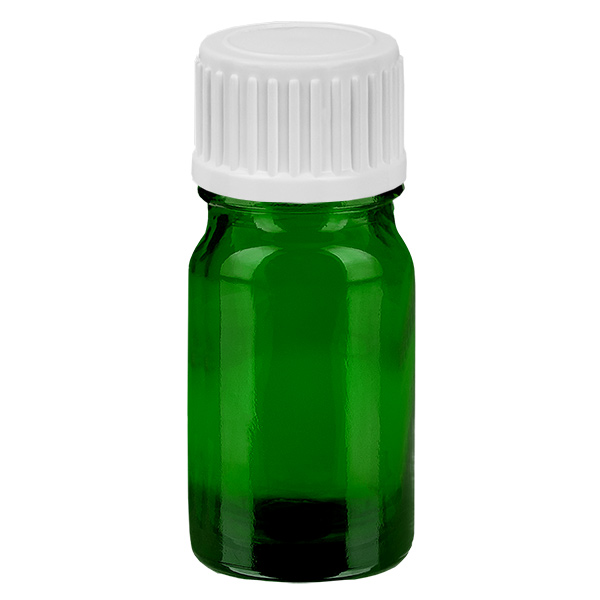 5ml lahvička s kapátkem 0,9 mm bílá standardní uzávěr GreenLine UT18/5 5ml lahvička s kapátkem 0,9 mm bílá standardní uzávěr GreenLine UT18/5