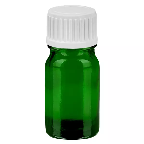 5ml lahvička s kapátkem 0,9 mm bílá standardní uzávěr GreenLine UT18/5