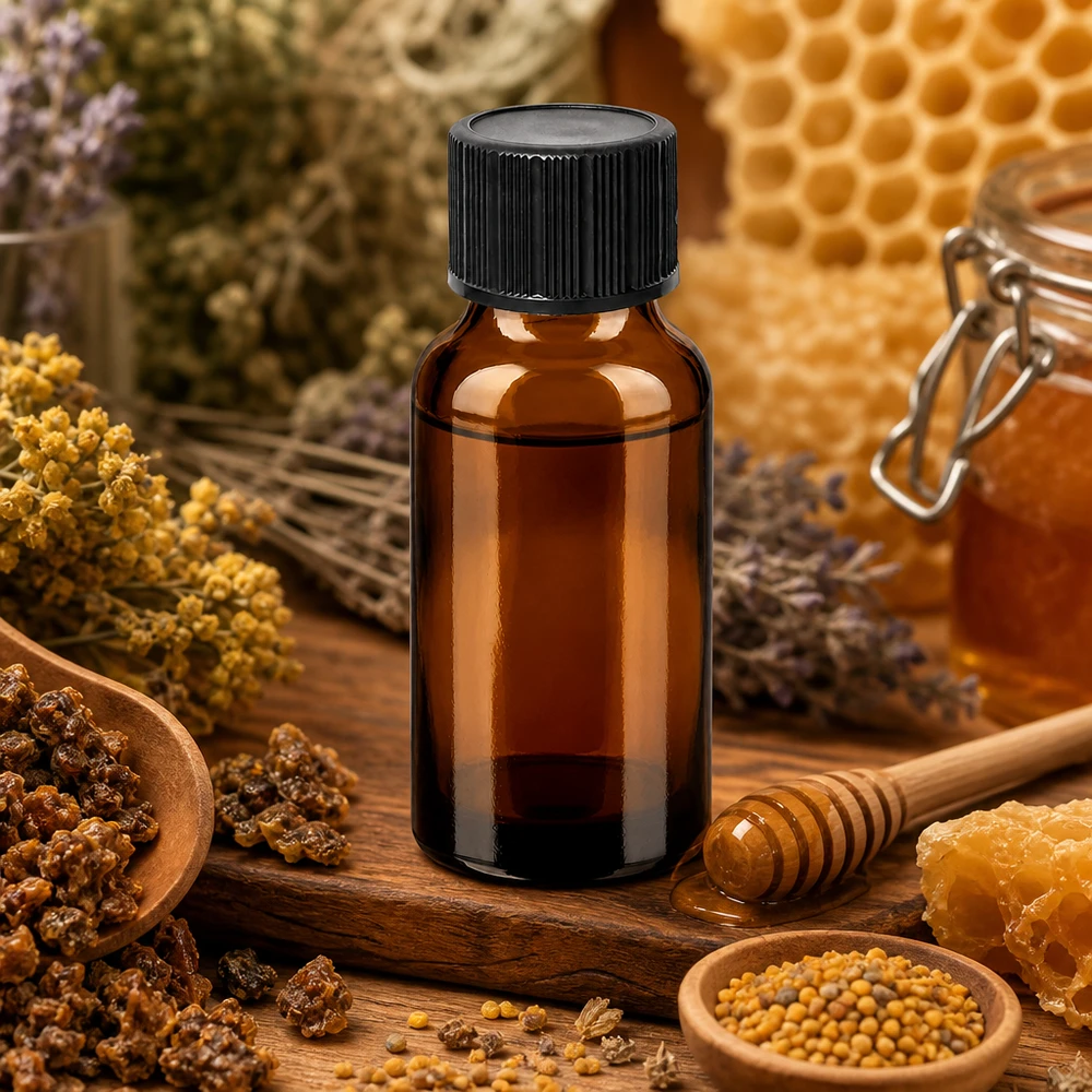 20ml lahvička s kapátkem 1mm černá standardní uzávěr BrownLine UT18/20 20ml Laborflasche mit präzisem 1mm Tropfsystem für homöopathische und pflanzliche Mittel
