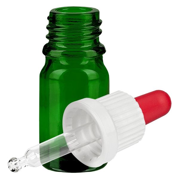5ml pipetovací láhev bílá/červený uzávěr s ochranou proti manipulaci GreenLine UT18/5 5ml pipetovací láhev bílá/červený uzávěr s ochranou proti manipulaci GreenLine UT18/5