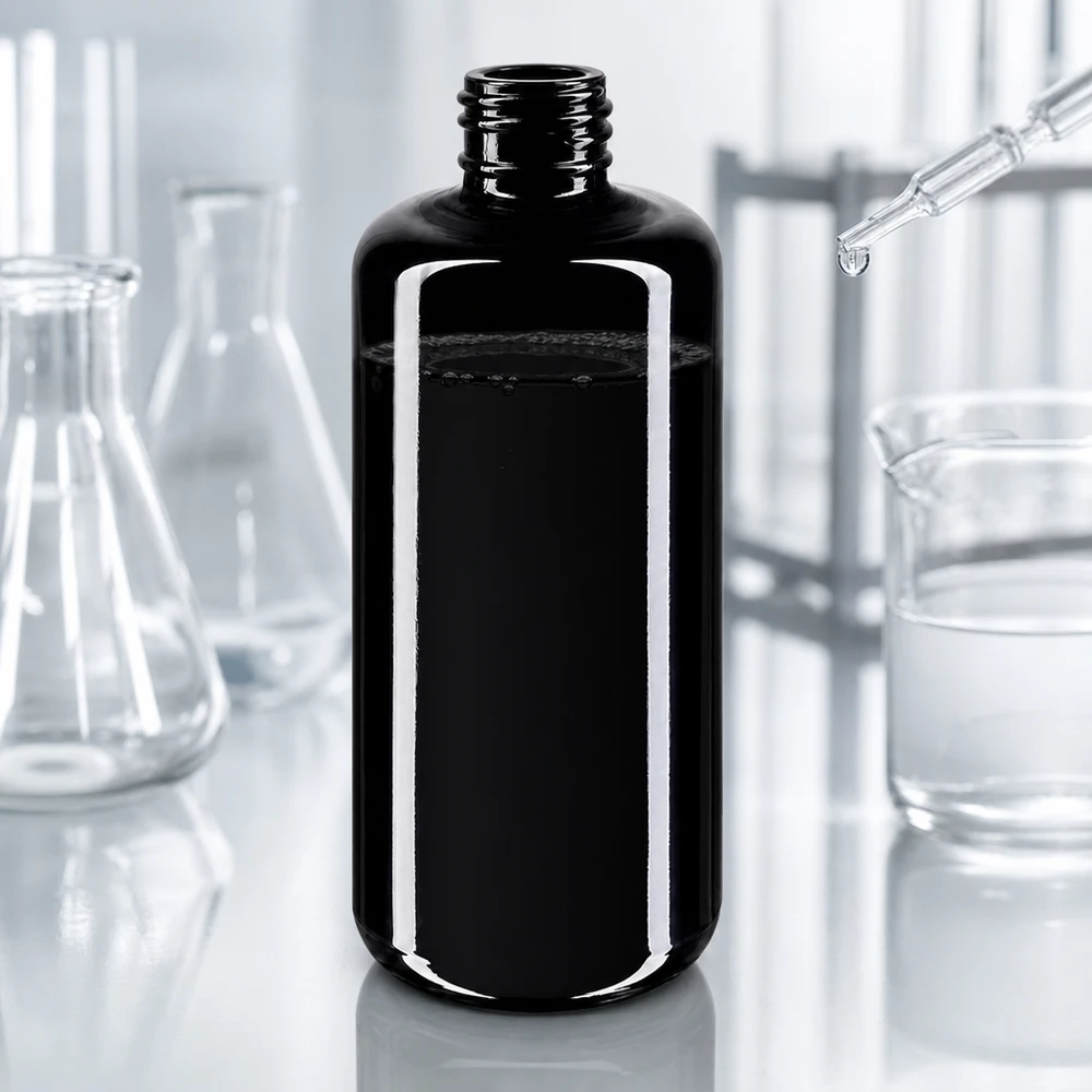 Stilvolle Draco Violettglasflasche 200ml mit glänzender Oberfläche für hochwertige Kosmetikverpackung