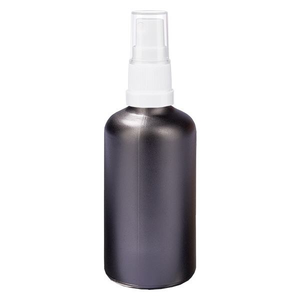 Rozprašovací láhev 100 ml s bílým uzávěrem BlackLine UT18/100